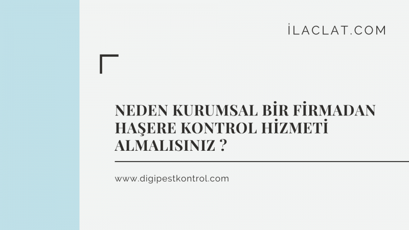 Neden Kurumsal Haşere Kontrol Hizmeti Almalısınız?